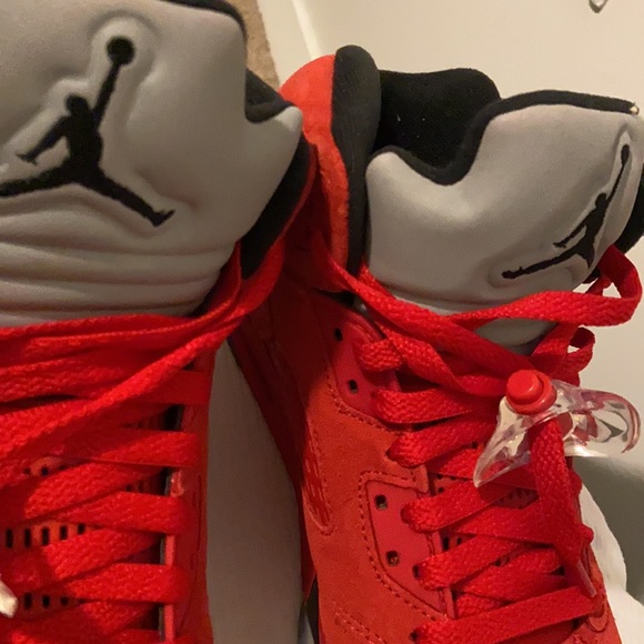 Air Jordan 5 Retro Red Suede - Picture 2 of 5